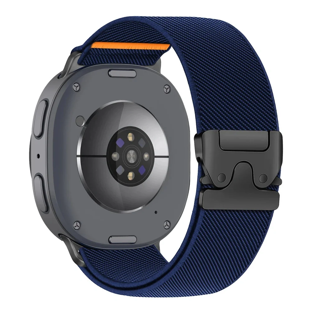 Tech-Protect Nylon Clasp remienok na Samsung Galaxy Watch 8 / 9 / Classic (40 / 44 / 46mm), navy blue