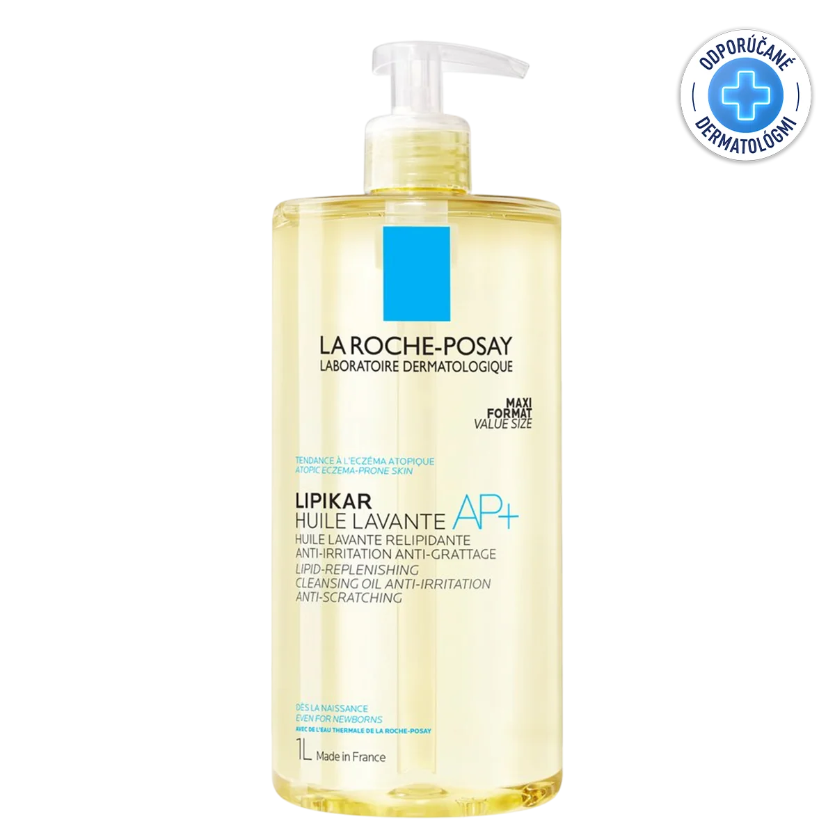 La Roche-Posay Lipikar Olej AP+ 1×1000 ml, relipidačný olej