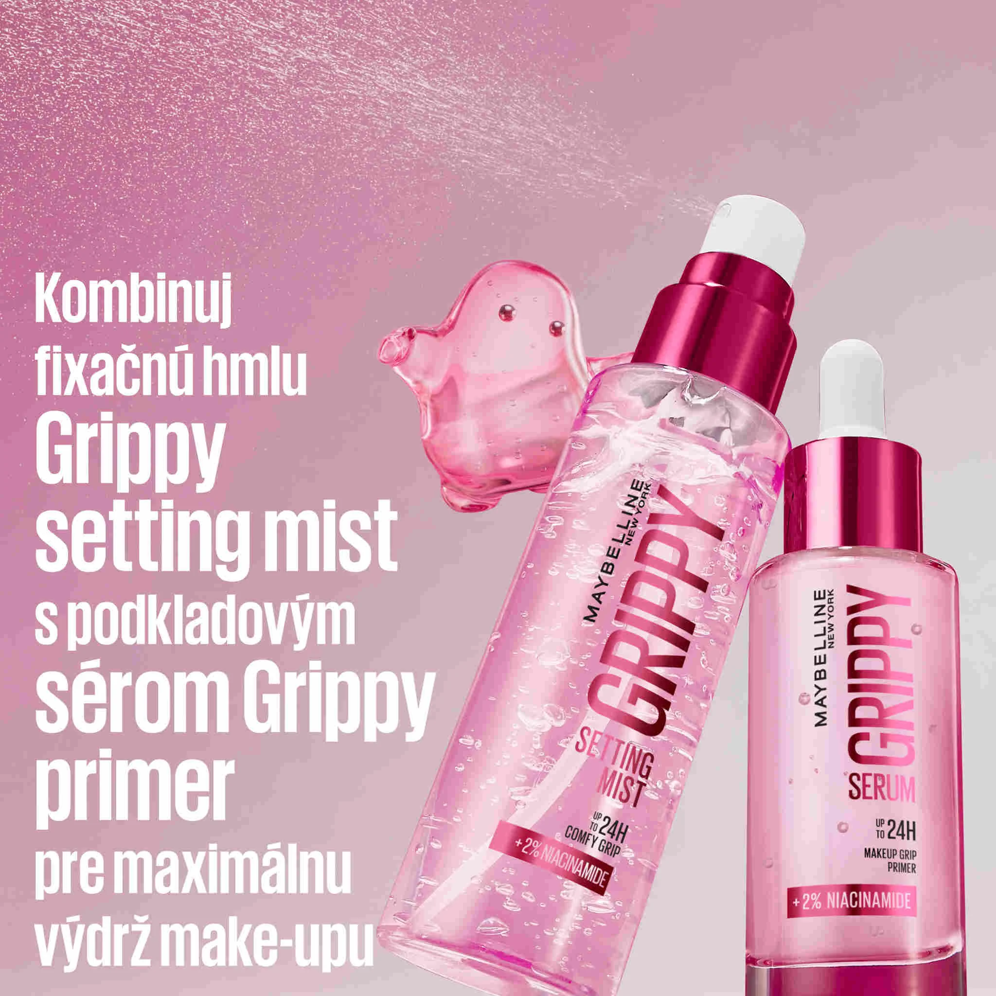 MAYBELLINE NY GRIPPY SETTING MIST FIXAČNÁ HMLA 100 ml