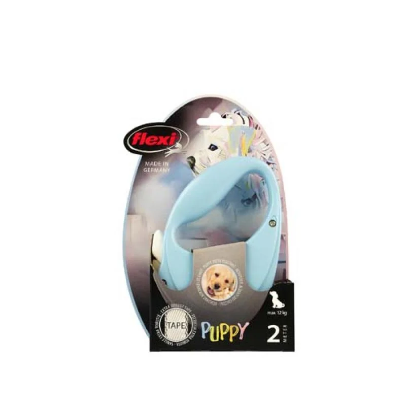 flexi Puppy popruh 2m bledomodrá do 12kg pre šteniatka