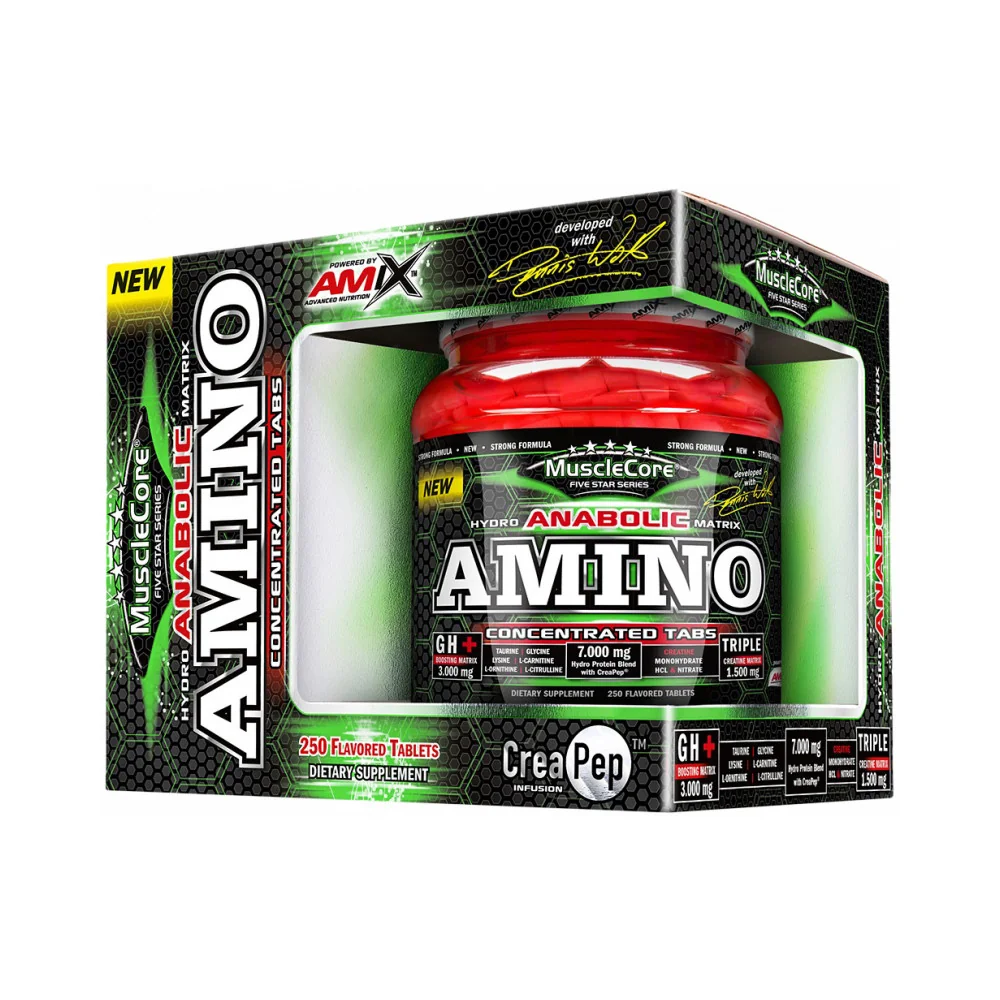 Amix MuscleCore® Amino Tabs with CreaPep® 250 tabliet