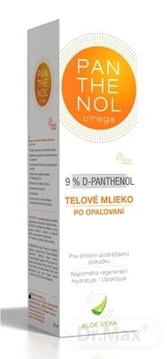 omega PANTHENOL 9% ALOE VERA 1×250 ml, telové mlieko po opaľovaní