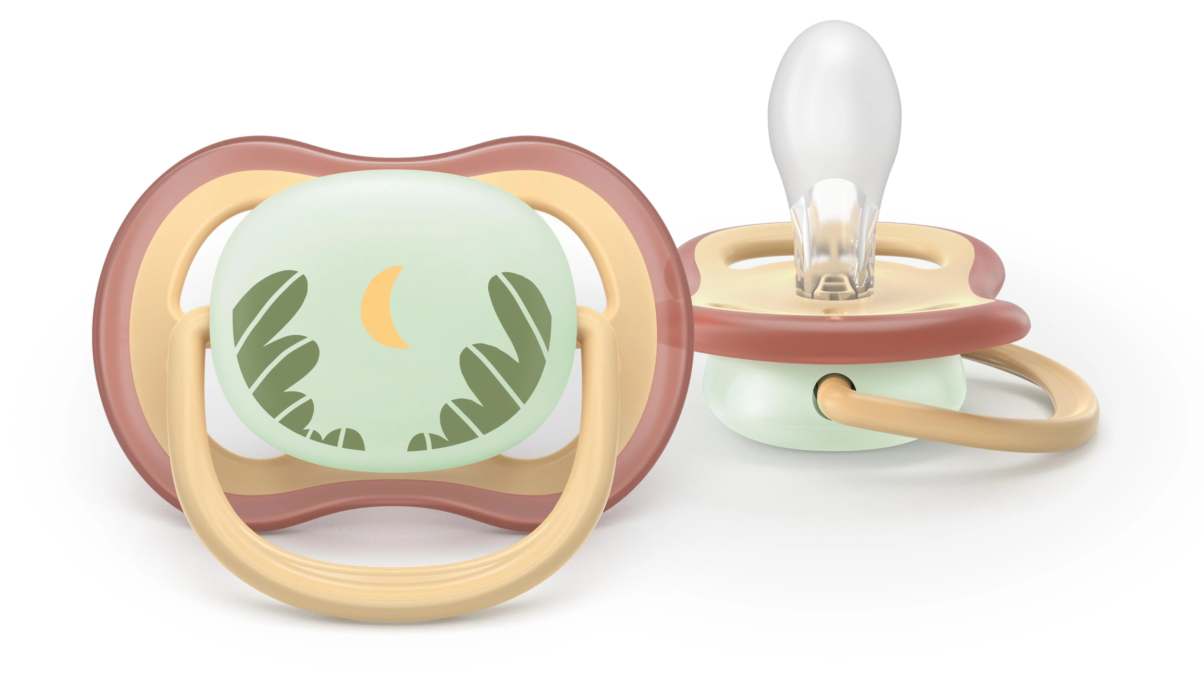 Philips AVENT - Cumlík Ultra air s obrázkom SCF087/09, denný a nočný 0-6 m, neutral 2 ks