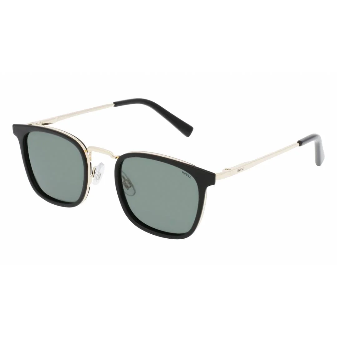 INVU IB12415A slnečné pánske okuliare gold black Pánske slnečné okuliare