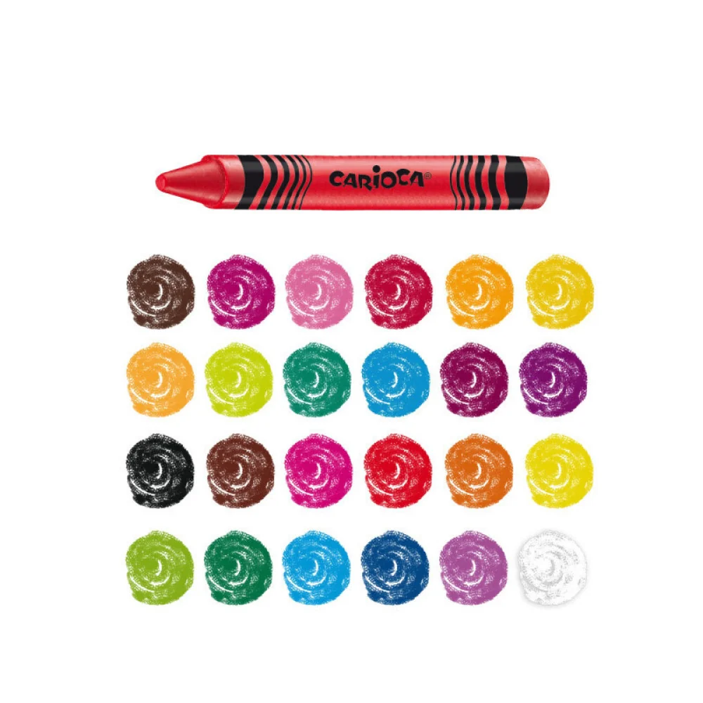 Carioca Voskovky MAXI WAX CRAYONS 50 ks-CARIOCA