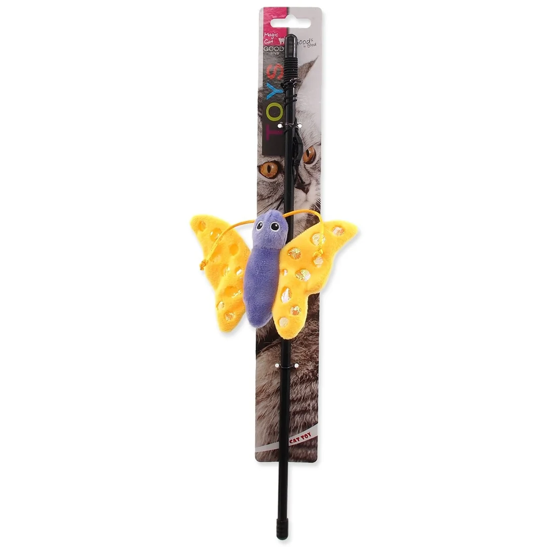Hračka Magic Cat prút zvieratká s catnipom mix 41cm