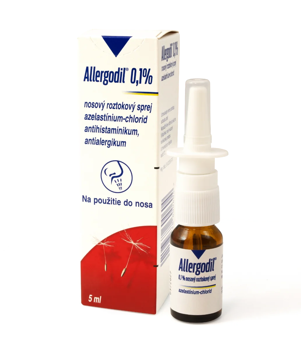 ALLERGODIL nosová aerodisperzia 1×5 ml, liek na zmiernenie príznakov alergie