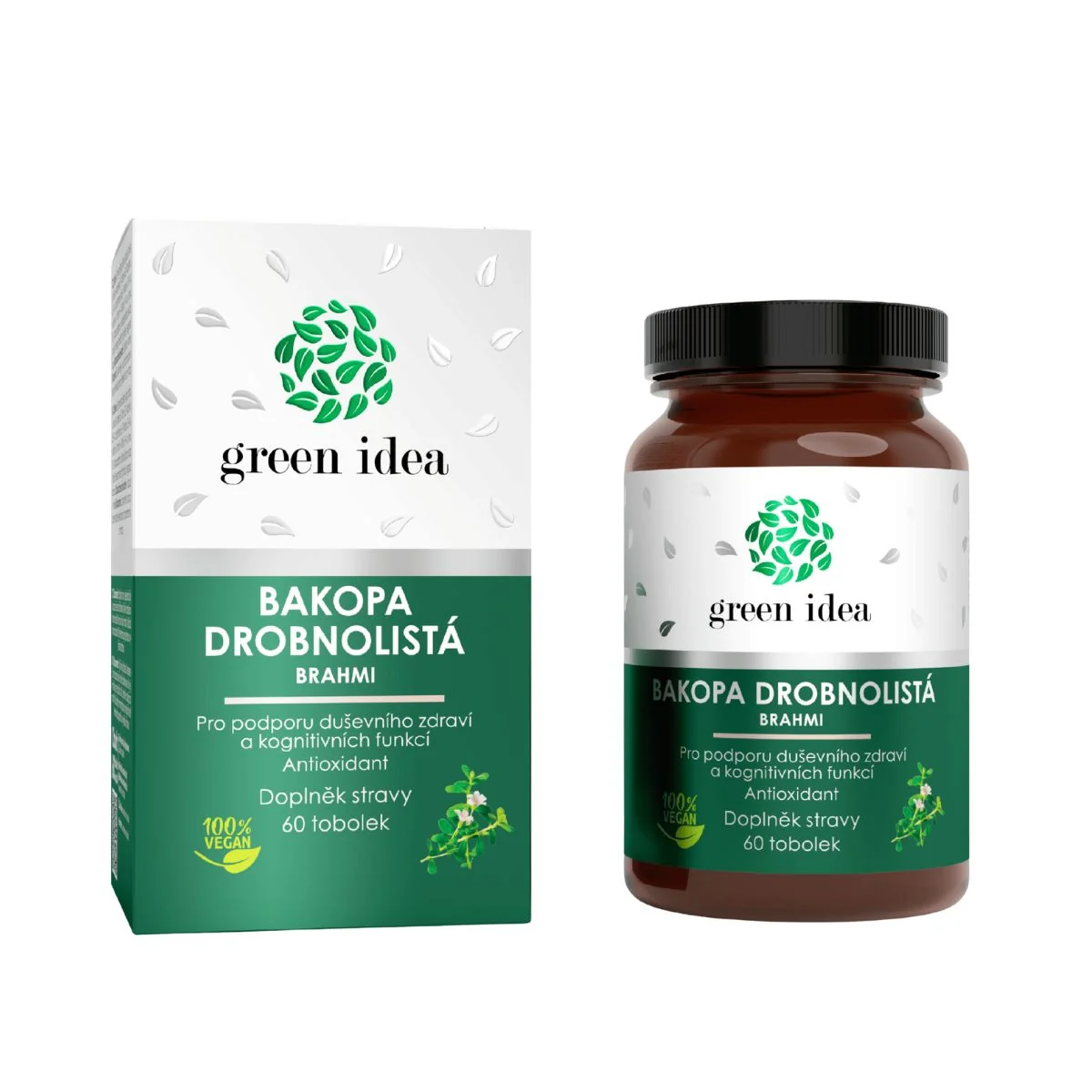 Bakopa drobnolistá – Brahmi – kapsuly 60 ks - Green idea