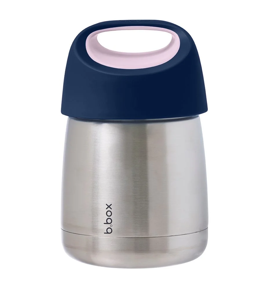 Termoska na jedlo 335 ml indigo/ružová