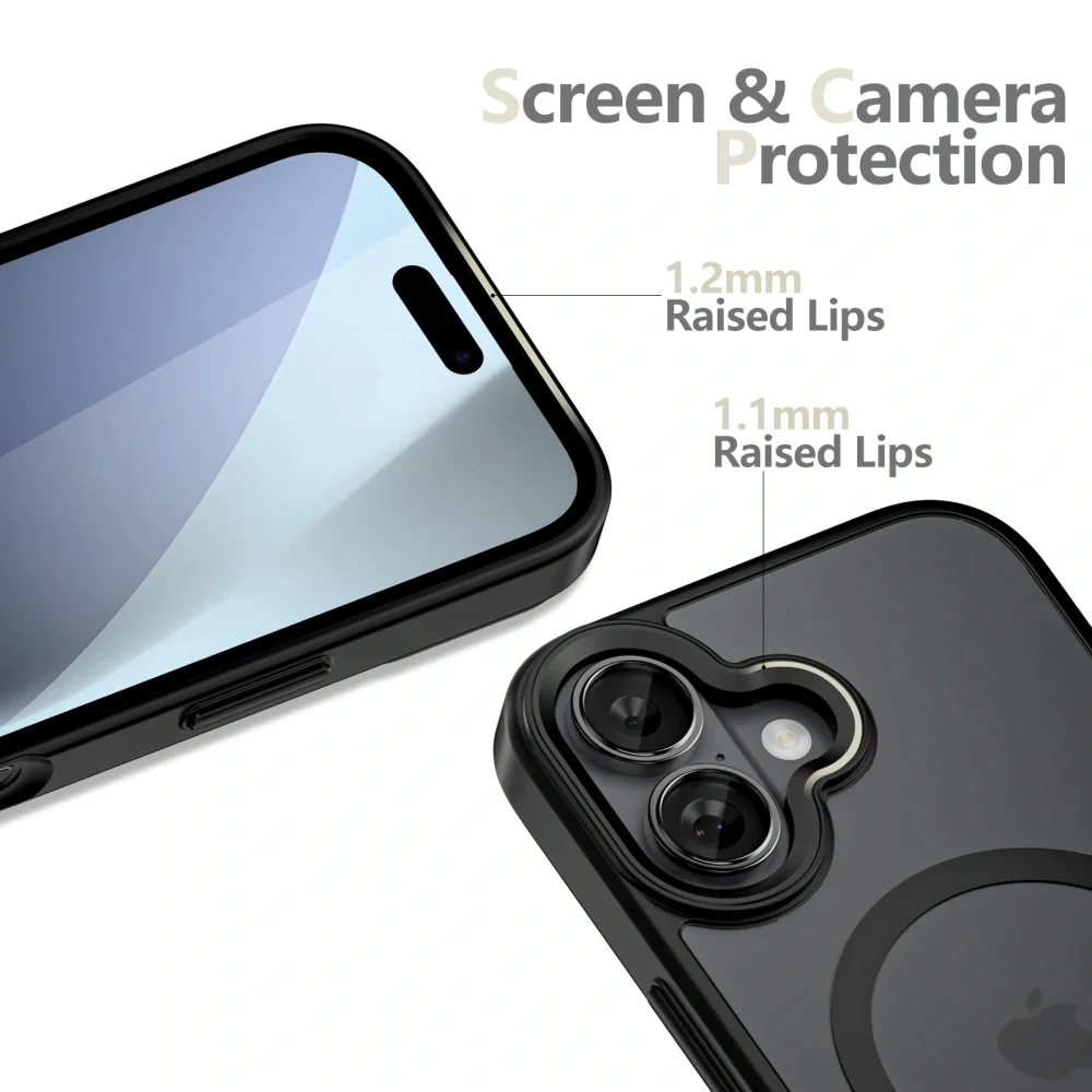 Tech-Protect MagMate MagSafe kryt na iPhone 17, matný čierny