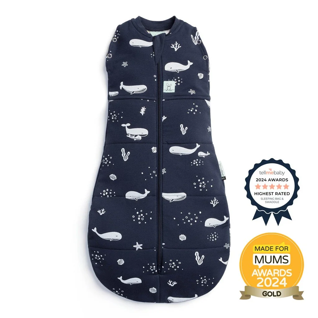 Zavinovačka a vak na spanie 2v1 Cocoon Whale 6-12 m, 8-10 kg, 2,5 tog