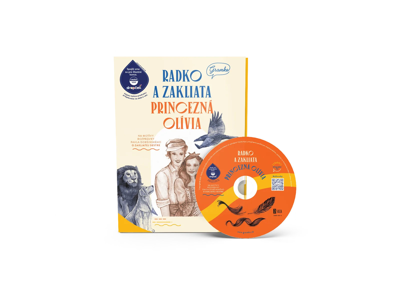Radko a zakliata princezná Olívia 1×1 ks, rozprávka na CD