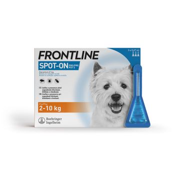FRONTLINE spot-on pro DOG S  3 x 0,67 ml 3x0,67 ml, roztok pre psy