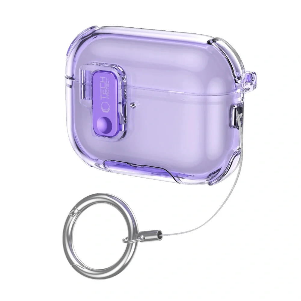 Tech-Protect Bounce Pro puzdro na Apple AirPods Pro 3, fialové