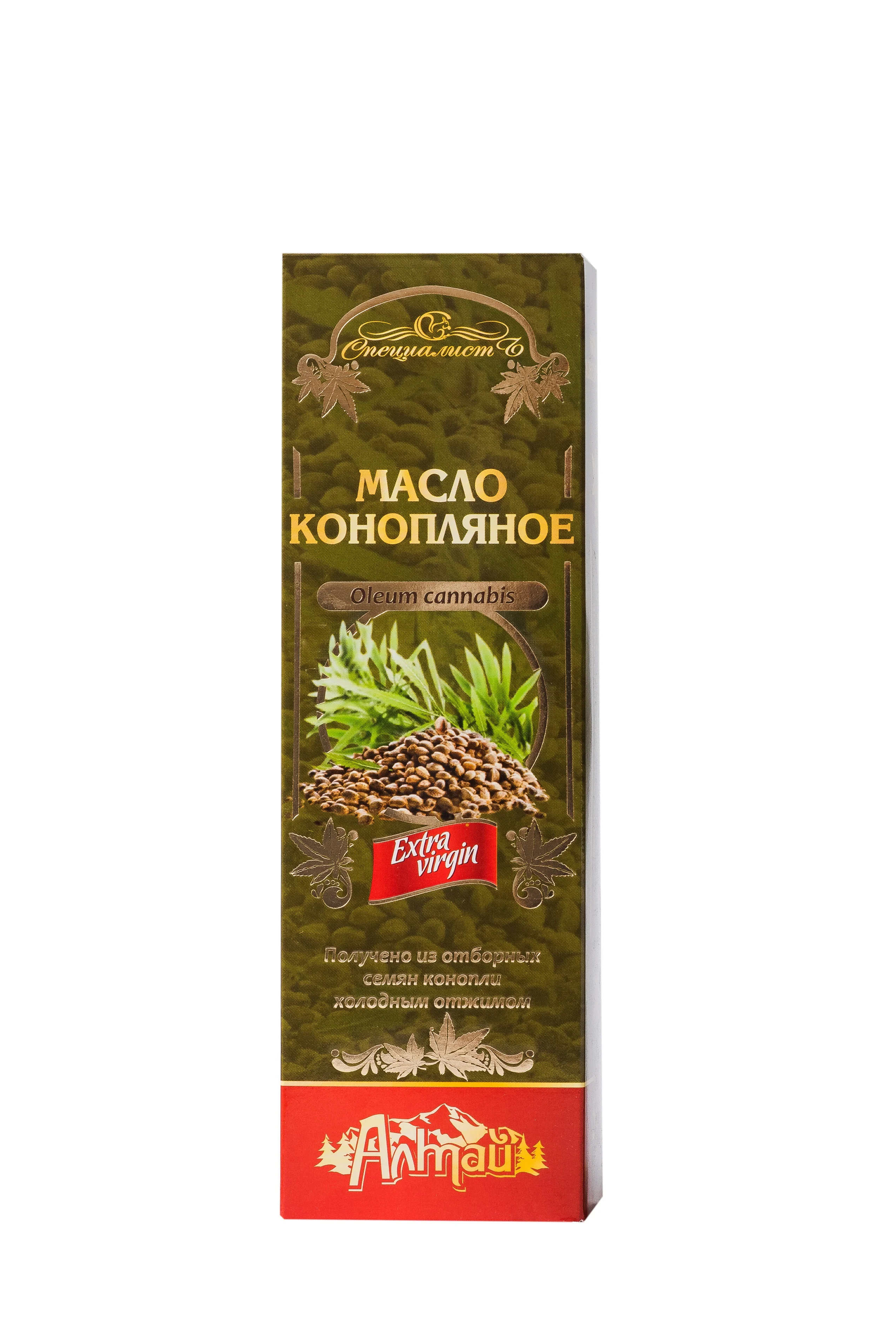 100% konopný olej, za studena lisovaný, panenský - Specialist