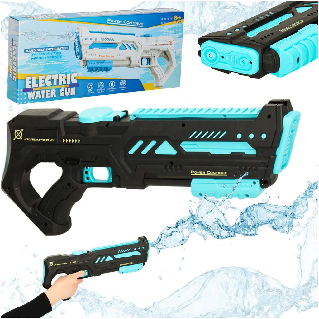 Vodná Pištoľ Automatická Elektrická Puška Biela