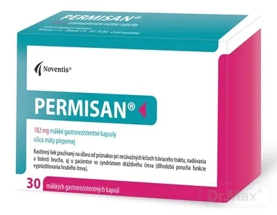 Noventis Permisan 182 mg mäkké gastrorezistentné kapsuly