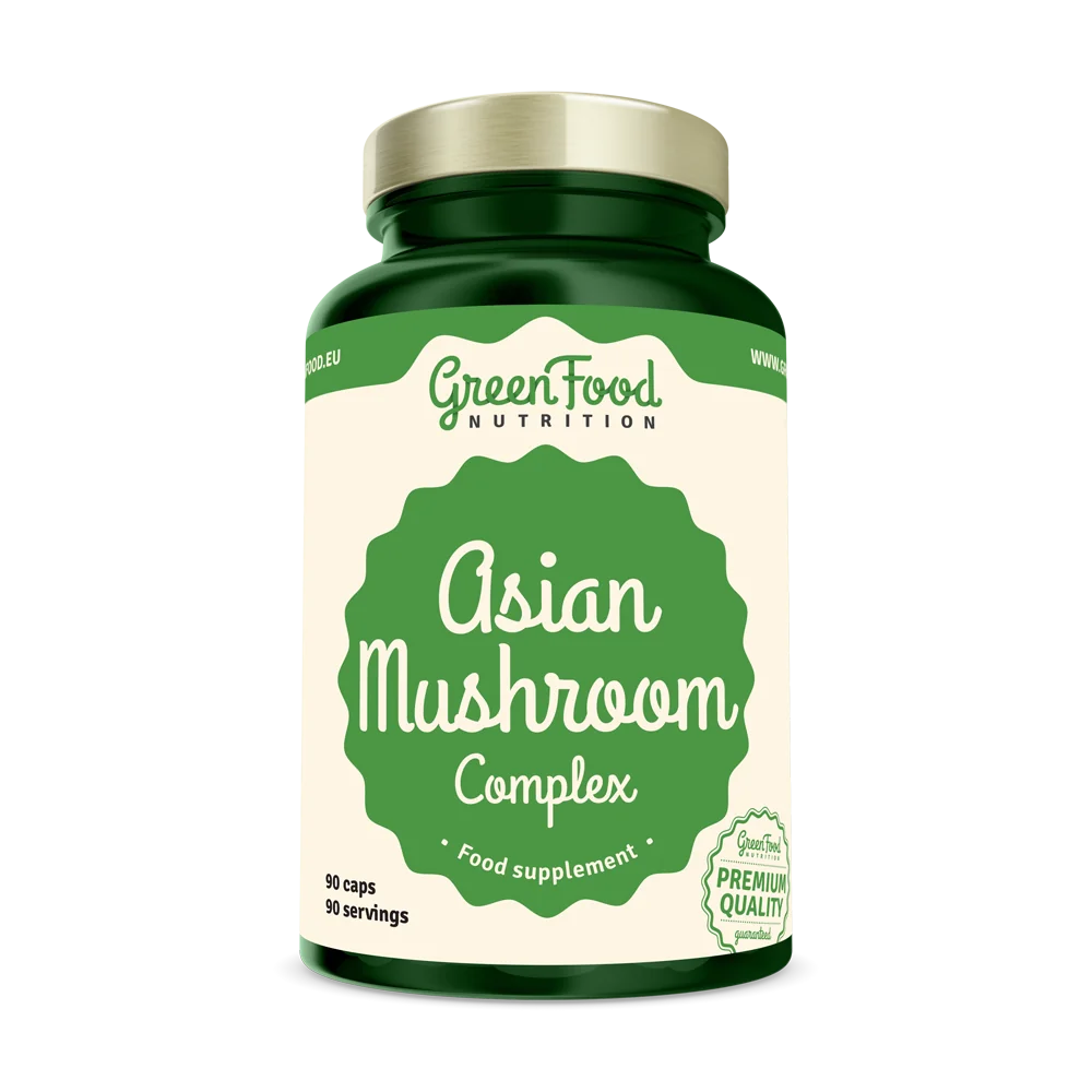 GreenFood Nutrition Asian Mushroom Complex 90 cps