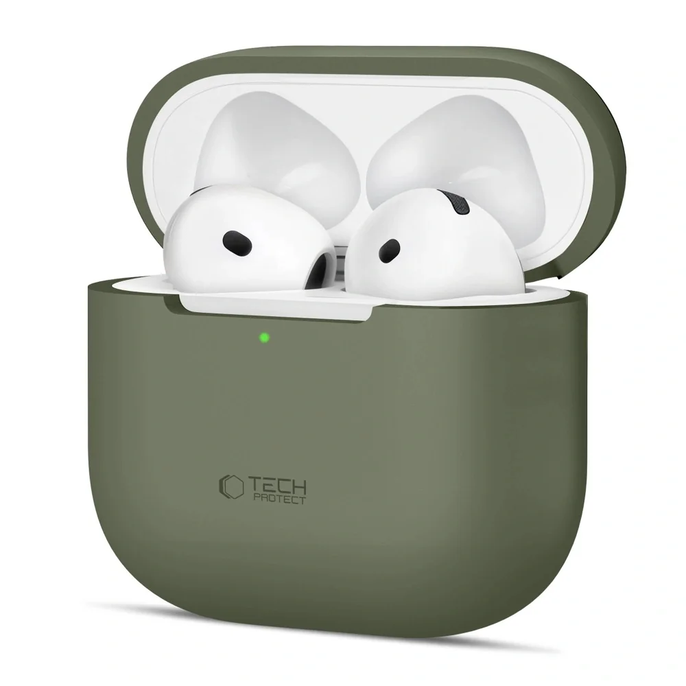 Tech-Protect Silicone puzdro na Apple AirPods 4, zelené