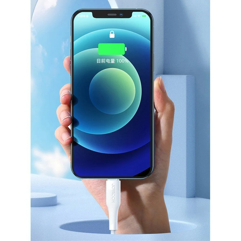 Joyroom Fast Charging kábel USB / Lightning PD 2.4A 20W 1.2m, biely