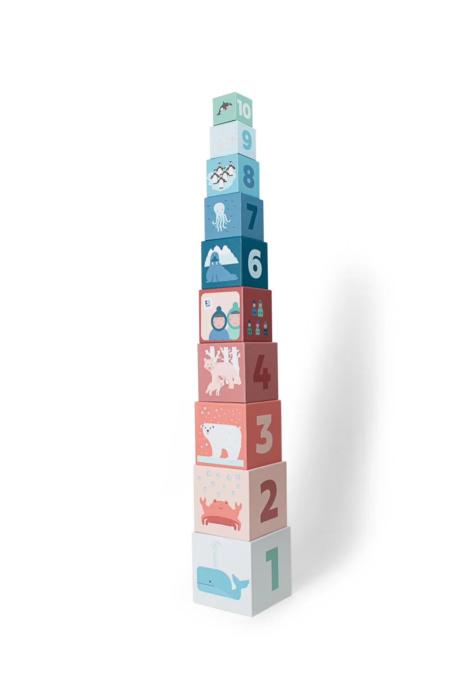 Stohovacia pyramída - čísla