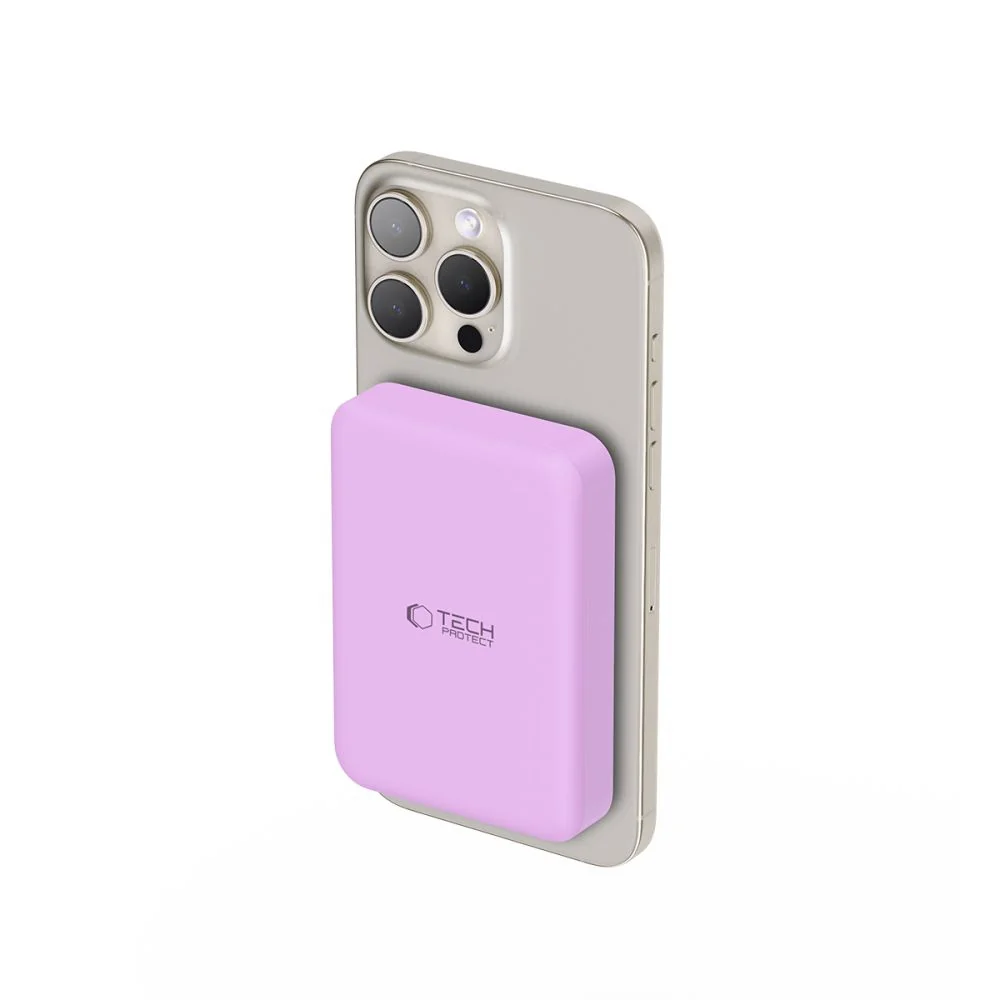 Tech-Protect PB11 LifeMag MagSafe Powerbank 10000mAh, fialový