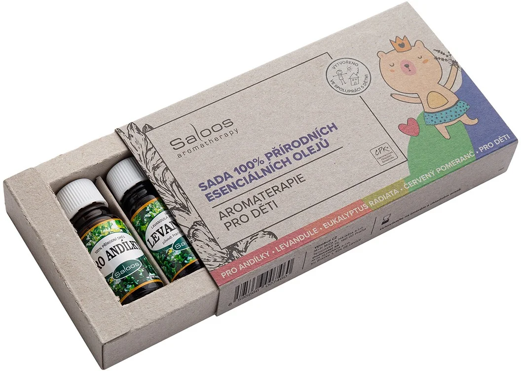 Aromaterapia pre deti - sada 100% prírodných éterických olejov 1×1 set, olej