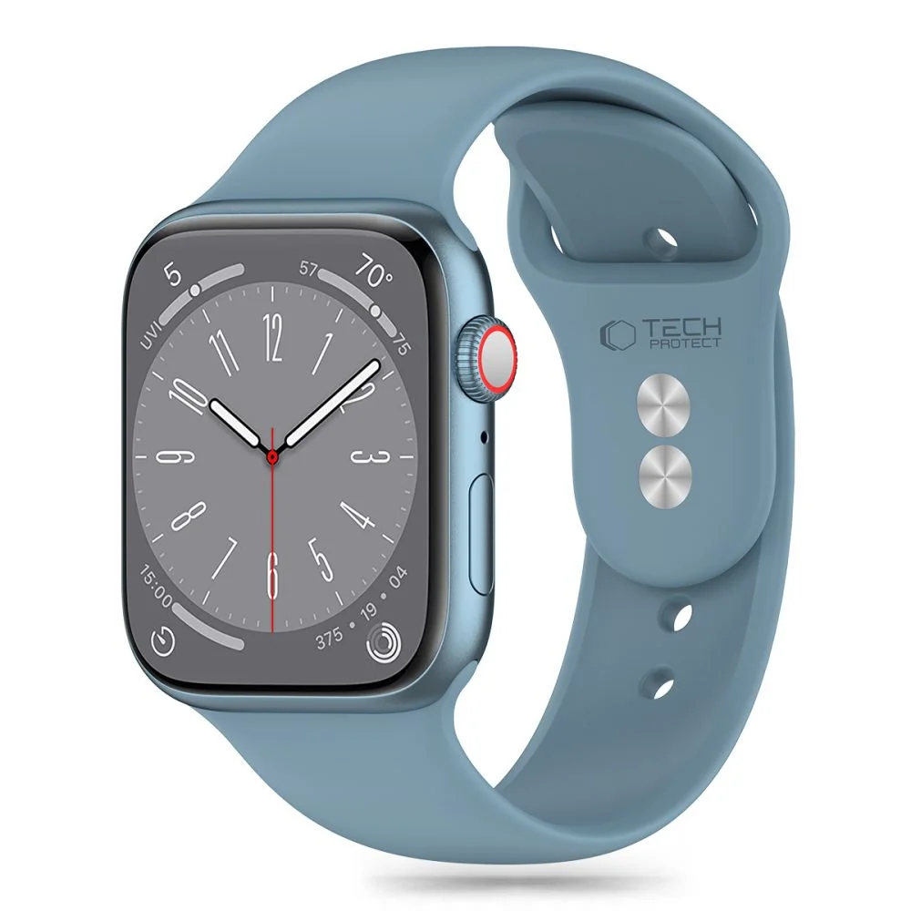 Tech-Protect Silicone remienok na Apple Watch 42/44/45/49mm winter blue