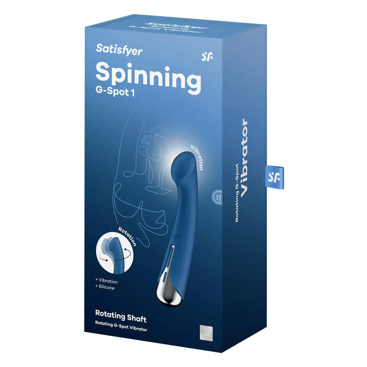 SATISFYER Spining G-Spot 1 - Rotačný vibrátor na bod G