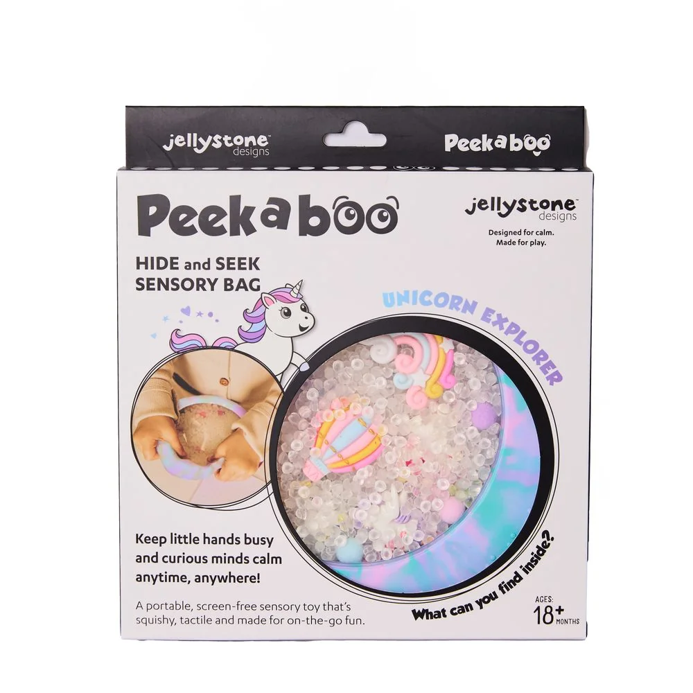 Senzorický disk Peekaboo jednorožec