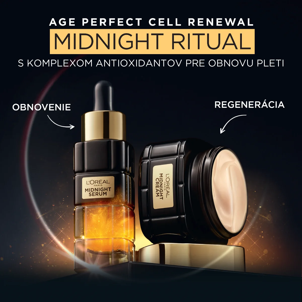 L'Oréal Paris Age Perfect Cell Renew Midnight krém 1×50 ml, krém