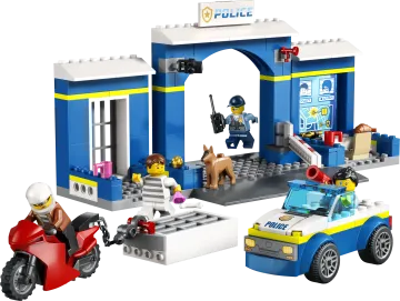 LEGO® Naháňačka na policajnej stanici City 60370 1×1 ks, lego stavebnica