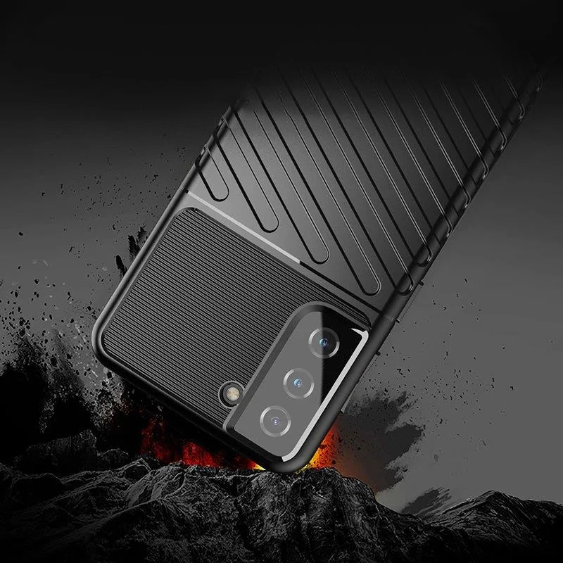 MG Thunder silikónový kryt na Samsung Galaxy S23, čierny
