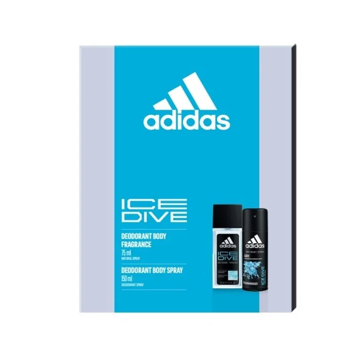 ADIDAS ICE DIVE deodorant 75ML + deodorant 150ML 1×1ks, sada deodorantov