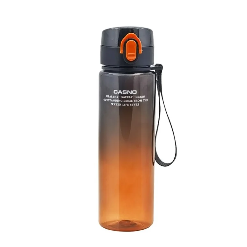 Livefy fľaša na vodu Hydra 560ml, čierna / oranžová