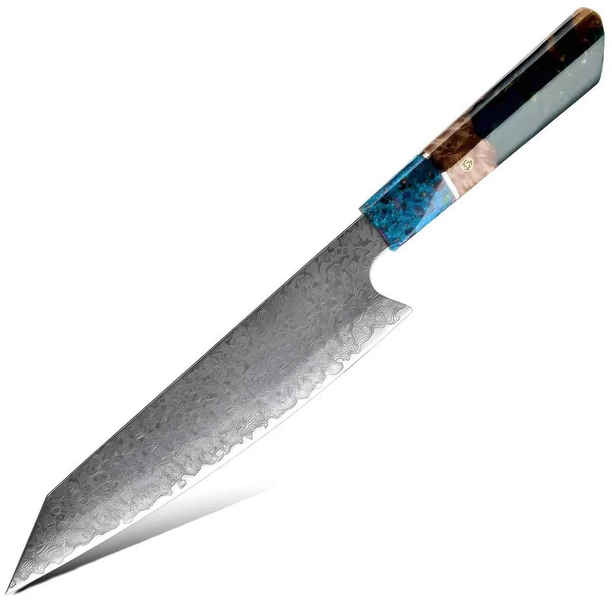 Damaškový kuchynský nôž Saltama-Kiritsuke 35cm, čepeľ 20cm