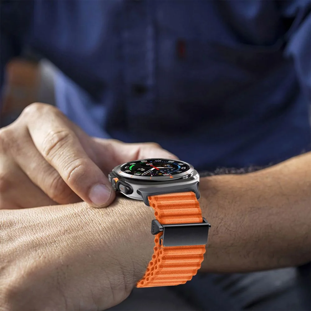 Tech-Protect Weave Pro remienok na Samsung Galaxy Watch Ultra 47mm, or ange