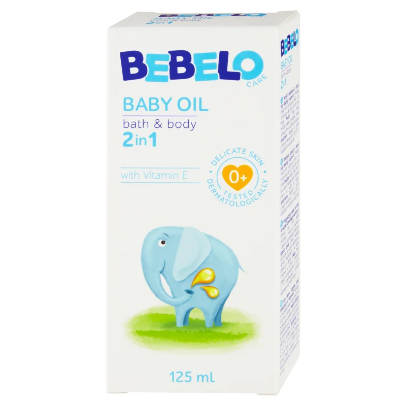 BEBELO detský olej 2 v 1 1×125 ml, detský olej