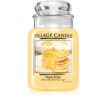 Village Candle Vonná sviečka v skle - Maple Butter - Javorový sirup, veľká 1×1 ks