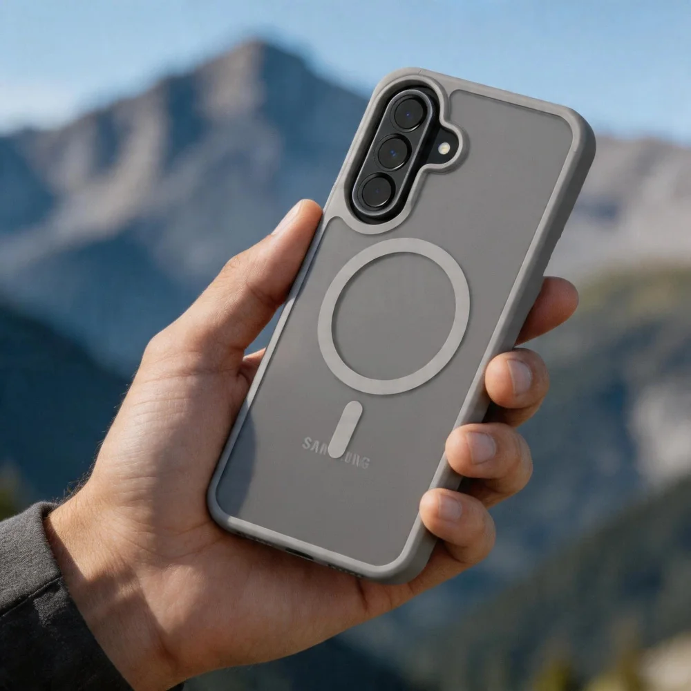 Tech-Protect MagMat MagSafe kryt na Samsung Galaxy A57 5G, sivý