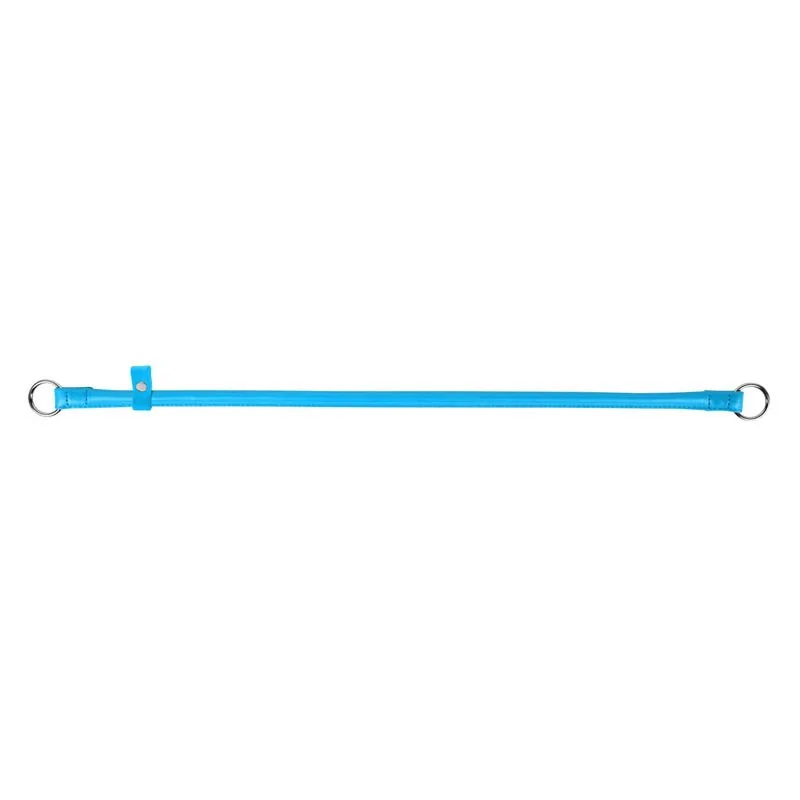 Okrúhly sťahovací modrý obojok, Obvod krku: 30 cm, širka: 6 mm