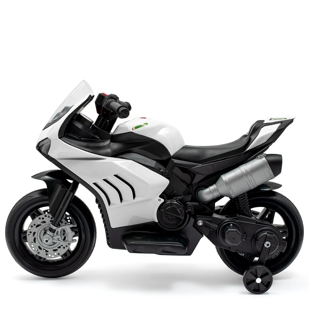 Detská elektrická motorka Baby Mix Supersport biela , 20C55774