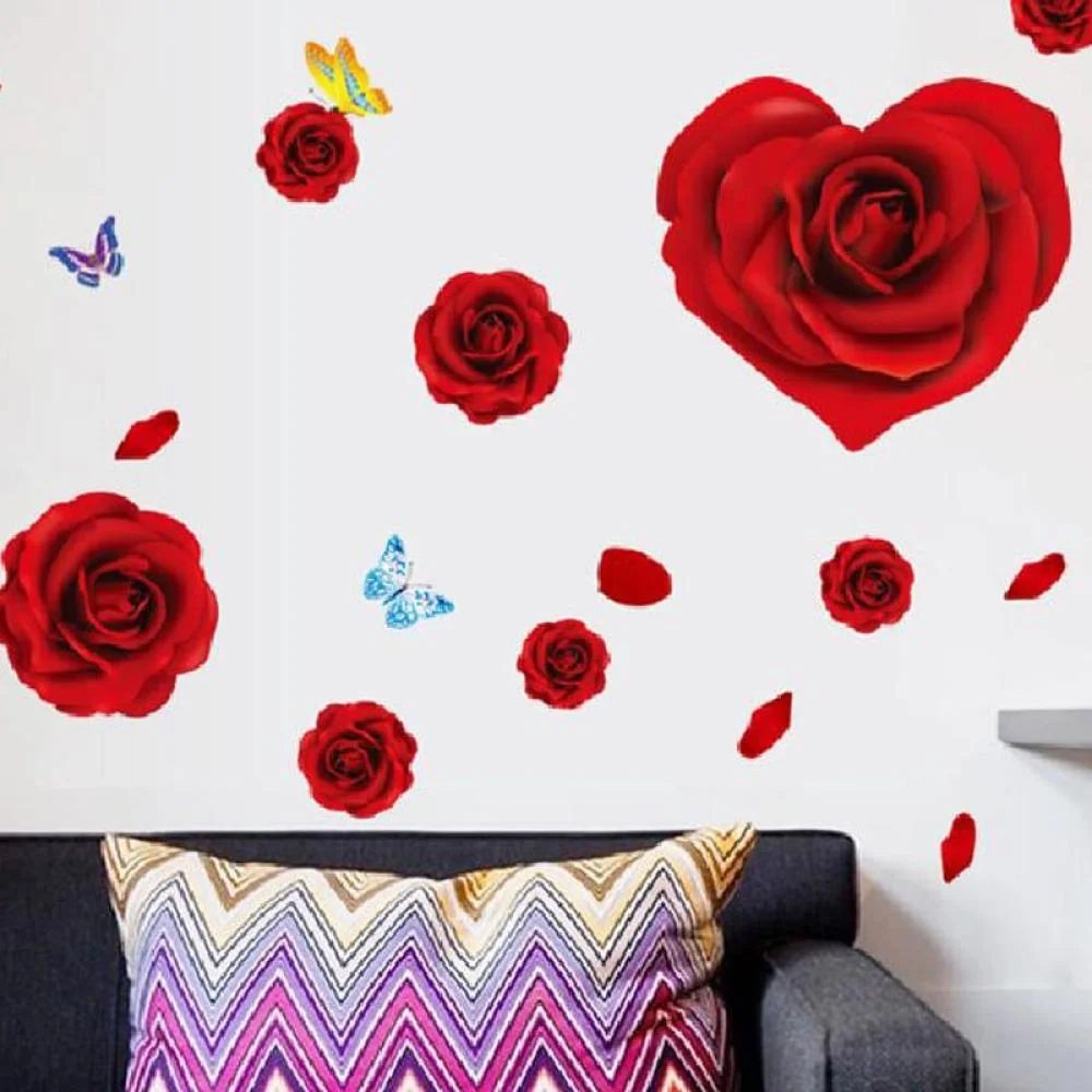 Samolepka na stenu/Tapeta Roses 