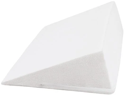 Klinový podhlavník 2005/001 80x50x20 cm froté biela 1×1 ks, klinový podhlavník