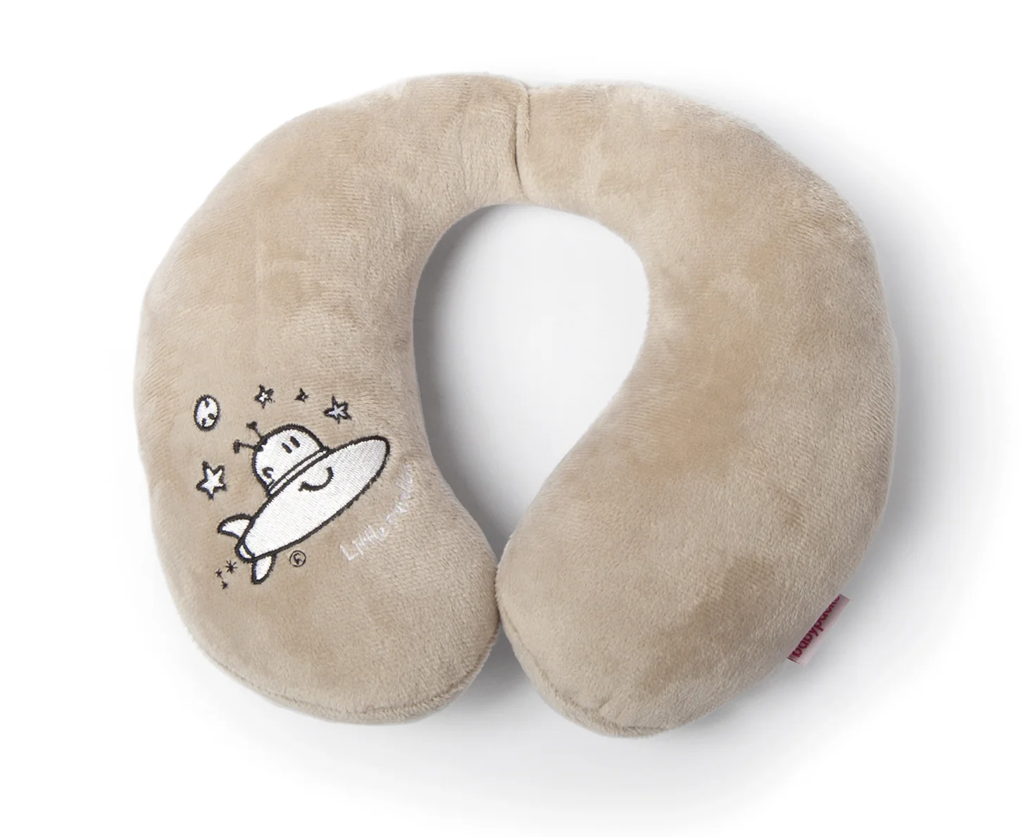 Babypack Cestovný vankúš do auta pre deti, béžový