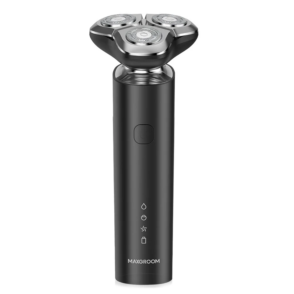 MaxGroom BS-8012A elektrický holiaci strojček 3v1, čierny