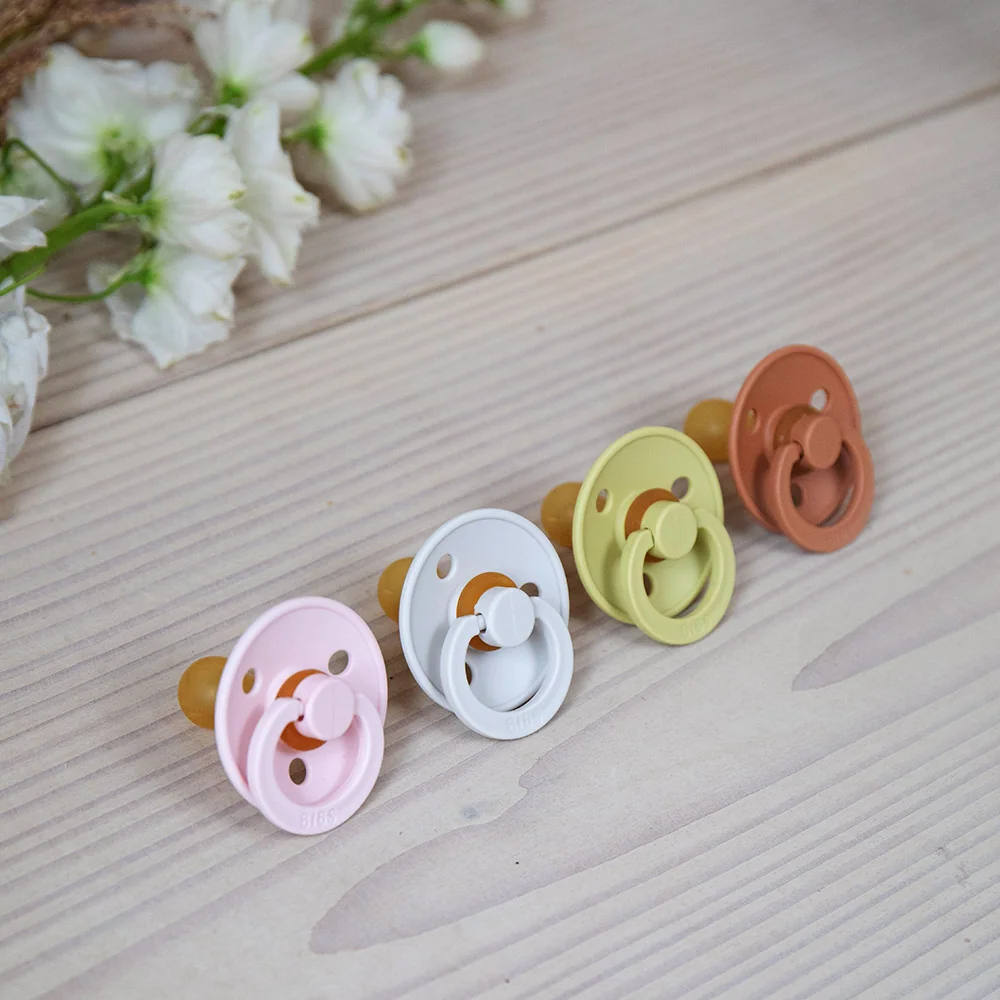 BIBS Colour cumlíky z prírodného kaučuku 2ks veľkosť 1 - White / Mint