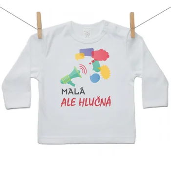 Boodyy Tričko s dlhým rukávom Malá ale hlučná Veľkosť: 86
