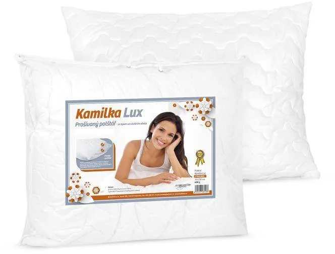 Vankúš Kamilka LUX 5700/0900 70x90, 900g so zipsom vo vlast. obale 1×1 ks, vankúš