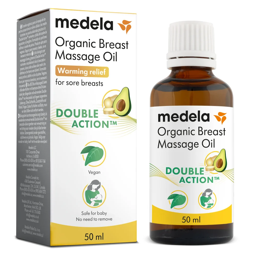 Medela Organický masážny olej na prsia 50 ml